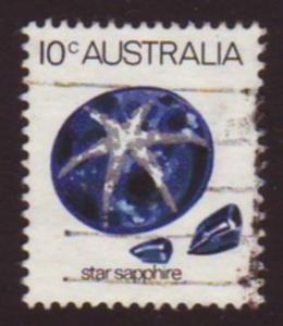 Australia 1974 Sc#562, SG#552a,10c Star Sapphire USED.