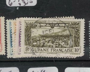 French Guiana SC C3-4, C6-7 VFU (1dwy) 