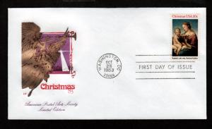 U.S. 1983 FDC Christmas HF Cache!
