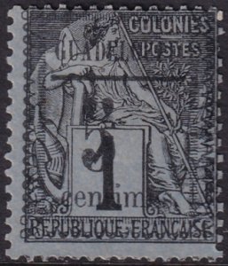 Guadeloupe 1889 Sc 6 MNG(*) short perfs on right