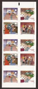 2002 Sweden -Sc 2449e - MNH VF - Complete Booklet - Film - Jonsson's Christmas
