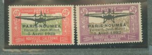 New Caledonia #180-81 Unused Single (Complete Set)