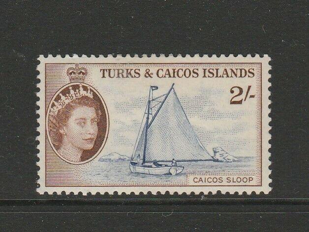 Turks & caicos islands 1957 2/- MM SG 248