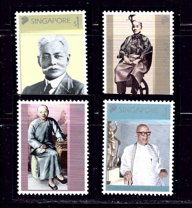 Singapore 966-69 MNH 2001 Early Singaporeans