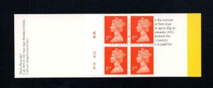 4x 1st NVI BARCODE BOOKLET TYPE 7(10) PLATE W34 W42 W46 MCC £22