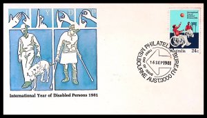 AUSTRALIA SC#810 International Year of Disabled Persons (1981) FDC