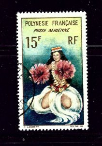 French Polynesia C30 Used 1964 issue