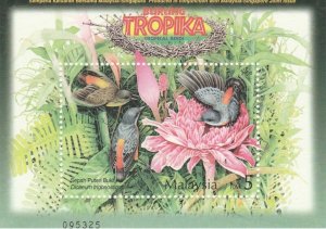 MALAYSIA 2002 Tropical Birds - Joint Issue with Singapore MS SG#MS1084 MNH