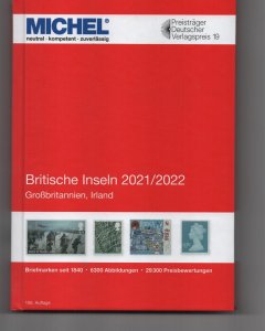 MICHEL Stamp catalogue British Isles & Ireland- 2021/22-  New copy