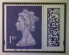 Great Britain, Scott MH501, used (o), 2022 Machin, Queen Elizabeth II, 1st