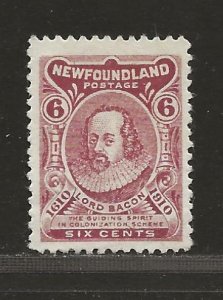 NEWFOUNDLAND  SC# 92A  VF/MOG