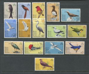 British Indian Ocean Territory QEII 1975 Bird set used