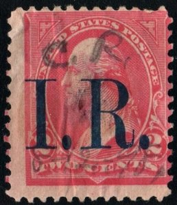 R155 2¢ Internal Revenue Stamp (1898) Used