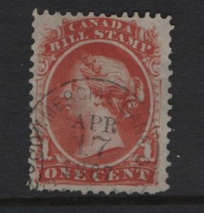 CANADA FB18  USED BILL STAMP