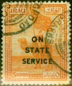 Iraq 1923 5R Orange SG064 Fine Used 