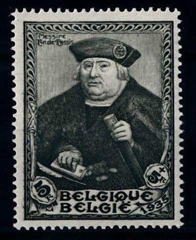 [66484] Belgium 1935 Stamp Expo Brussel Tassis 1st Postmaster From Sheet MNH