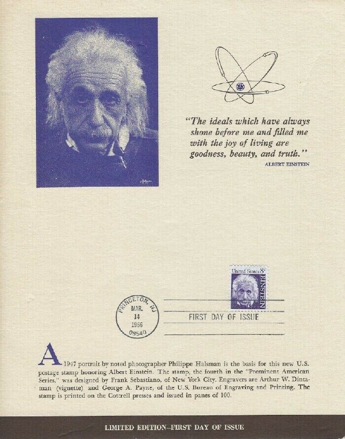 1774 15c ALBERT EINSTEIN Unknown Maxi Card United States General 
