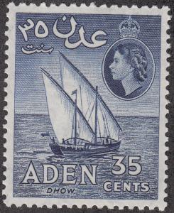 Aden #52a Dhow MNH