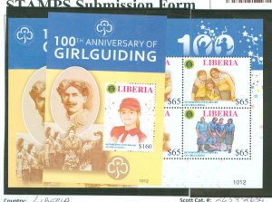 Liberia #2653-2654 Mint (NH) Souvenir Sheet (Scouts)