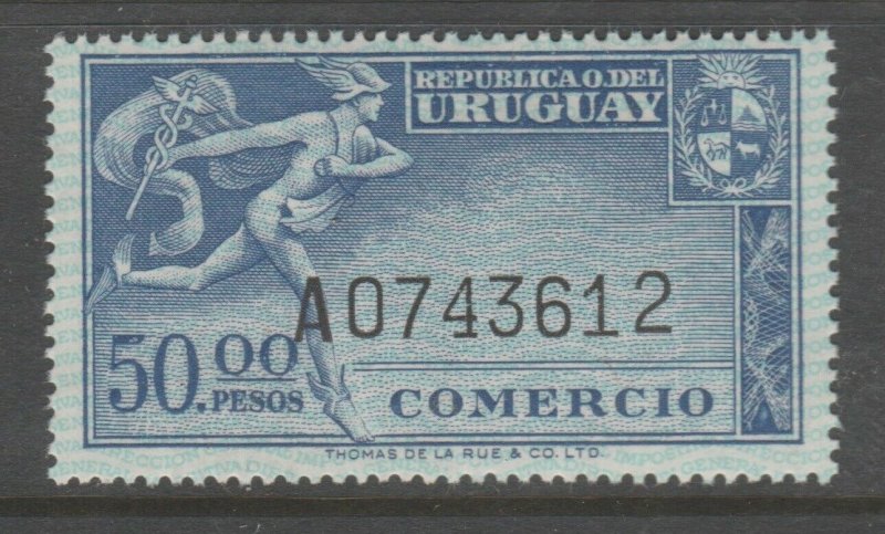 Uruguay revenue Fiscal stamp 10-9-20T MNH Gum a26