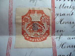 Revenue Stamps - Great Britain - Indenture Document - 1894/96