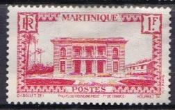 1938 Martinique Scott 158 Governors Palace MH