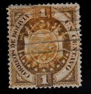 Bolivia Scott 40 Used 1887 stamp