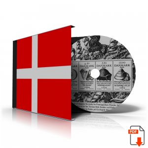 DENMARK 1851-2010 STAMP ALBUM PAGES (186 PDF b&w illustrated pages)