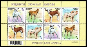 2024 Belarus 1542-1545/B235 Fauna - Baby Pets