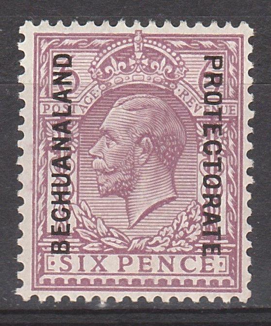 BECHUANALAND 1925 KGV 6D WMK BLOCK CYPHER