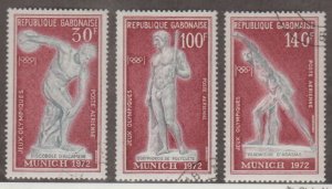 Gabon Scott #C129-C130-C131 Stamp - Used Set