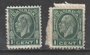 #195 Canada Used George V Medallion Issue