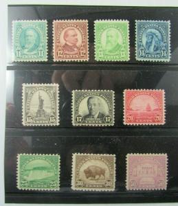 1971 United States SC #692-701  MH / MNH stamp set