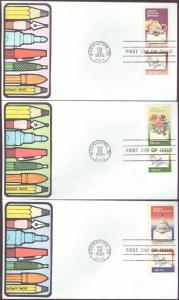 #1805-10 Letter Writing DRC FDC Set