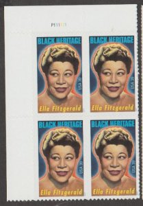 U.S. Scott #4120 Black Heritage - Ella Fitzgerald Stamps - Mint NH Plate Block