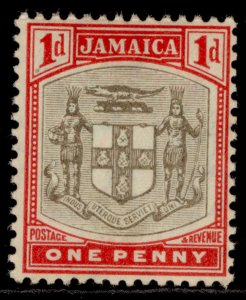 JAMAICA EDVII SG39, 1d grey & carmine, LH MINT. Cat £18. WMK MULT