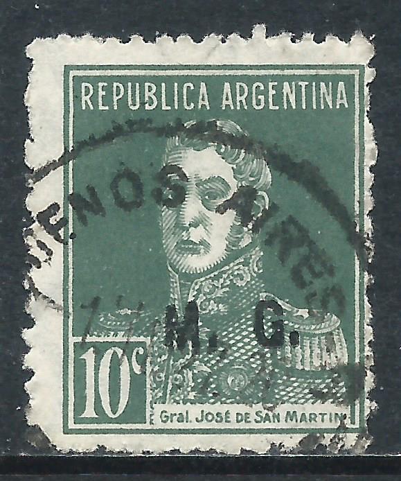 Argentina, Sc #OD84a, 10c Used