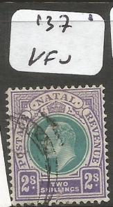 Natal SG 137 VFU (11cju)