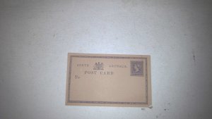 SOUTH AUSTRALIA  POSTAL CARD MINT ENTIRE