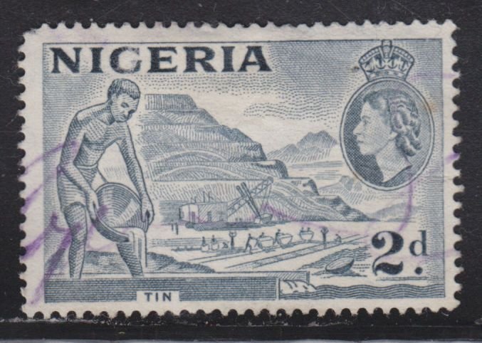 Nigeria 93 Mining Tin 1957