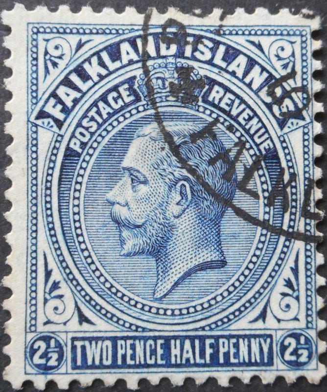 Falkland Islands 1928 GV 2½d SG 76b used