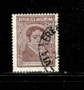 ARGENTINA #430 1935 10c RIVADAVIA F-VF USED b