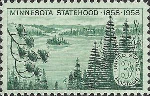 # 1106 MINT NEVER HINGED MINNESOTA STATEHOOD