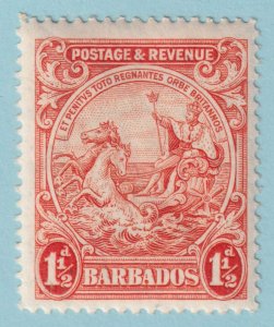 BARBADOS 168b  MINT HINGED OG * PERF 14 - NO FAULTS VERY FINE! - SPM