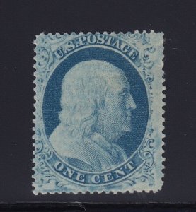 22 VF OG lightly hinged w/cert with nice color cv $ 2500 ! see pic !