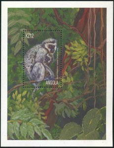 Angola 1136,MNH. Wildlife 2000.Monkey Cercopithecus aethiops.