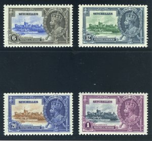 Seychelles 1935 KGV Silver Jubilee set complete MNH. SG 128-131. Sc 118-121.