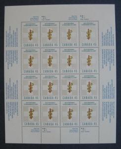 Canada 1735 Full Sheet Pane MNH