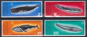 British Antarctic Territory, Fauna, Whales MNH / 1977