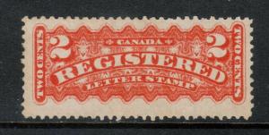 Canada #F1 Very Fine Mint Part Original Gum Hinged